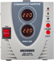 Фото - Стабілізатор напруги Greenwave STAB-S-1000 1 кВА / 800 Вт