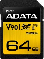 Zdjęcia - Karta pamięci A-Data Premier ONE SDXC UHS-II U3 Class 10 64 GB