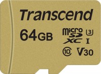 Zdjęcia - Karta pamięci Transcend microSD 500S 64 GB