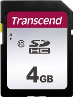 Zdjęcia - Karta pamięci Transcend SDHC 300S 4 GB