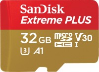 Zdjęcia - Karta pamięci SanDisk Extreme Plus V30 A1 microSDHC UHS-I U3 32 GB