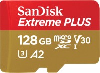 Zdjęcia - Karta pamięci SanDisk Extreme Plus V30 A2 microSDXC UHS-I U3 128 GB