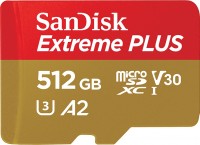 Zdjęcia - Karta pamięci SanDisk Extreme Plus V30 A2 microSDXC UHS-I U3 512 GB