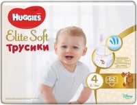 Zdjęcia - Pielucha Huggies Elite Soft Pants 4 / 62 pcs 