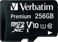 Zdjęcia - Karta pamięci Verbatim Premium microSD UHS-I Class 10 256 GB