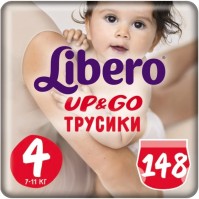 Фото - Підгузки Libero Up and Go 4 / 148 pcs 