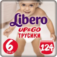 Zdjęcia - Pielucha Libero Up and Go 6 / 124 pcs 