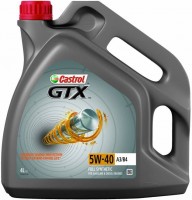 Фото - Моторне мастило Castrol GTX 5W-40 A3/B4 4 л