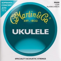 Struny Martin Ukulele Clear Fluorocarbon Soprano/Concert 