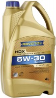 Фото - Моторне мастило Ravenol HDX 5W-30 4 л