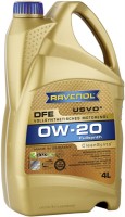 Фото - Моторне мастило Ravenol DFE 0W-20 4 л