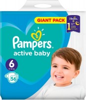 Zdjęcia - Pielucha Pampers Active Baby 6 / 56 pcs 