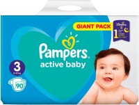 Підгузки Pampers Active Baby 3 / 90 pcs 