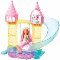 Lalka Barbie Chelsea Mermaid Playground FXT20 
