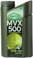 Zdjęcia - Olej silnikowy Yacco MVX 500 4T 10W-40 1 l