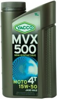 Фото - Моторне мастило Yacco MVX 500 4T 15W-50 1 л