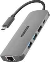 Фото - Кардридер / USB-хаб Sitecom USB-C to HDMI + Gigabit LAN Adapter CN-379 