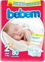 Zdjęcia - Pielucha Bebem Diapers 2 / 80 pcs 