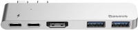 Zdjęcia - Czytnik kart pamięci / hub USB BASEUS Thunderbolt C+ Dual Type-C to USB3.0/HDMI/Type-C 