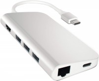 Кардридер / USB-хаб Satechi Type-C Multi-Port Adapter 4K with Ethernet 