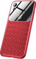 Zdjęcia - Etui BASEUS Glass And Weaving Case for iPhone Xr 