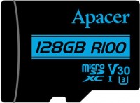 Фото - Карта пам'яті Apacer microSDXC R100 UHS-I U3 Class 10 128 ГБ