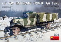 Model do sklejania (modelarstwo) MiniArt 1.5 Ton Railroad Truck AA Type (1:35) 