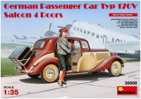 Фото - Збірна модель MiniArt German Passenger Car Typ 170V Saloon 4 Doors (1:35) 