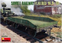 Zdjęcia - Model do sklejania (modelarstwo) MiniArt Soviet Railway Flatbed 16.5-18T (1:35) 