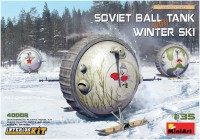 Model do sklejania (modelarstwo) MiniArt Soviet Ball Tank with Winter Ski (1:35) 