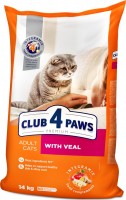 Karma dla kotów Club 4 Paws Adult Veal  14 kg