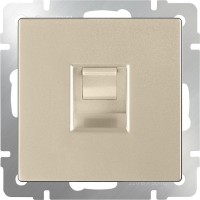 Фото - Розетка Werkel WL11-RJ-45 бежевий