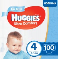 Фото - Підгузки Huggies Ultra Comfort Boy 4 / 100 pcs 