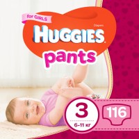 Фото - Підгузки Huggies Pants Girl 3 / 116 pcs 