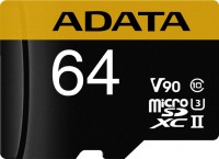 Фото - Карта пам'яті A-Data Premier ONE microSDXC UHS-II U3 Class 10 64 ГБ