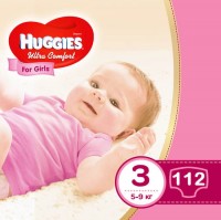 Фото - Підгузки Huggies Ultra Comfort Girl 3 / 112 pcs 