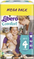 Zdjęcia - Pielucha Libero Comfort 4 / 82 pcs 