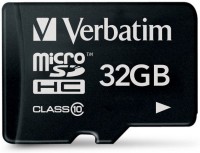 Фото - Карта пам'яті Verbatim microSDHC Class 10 32 ГБ