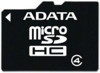 Фото - Карта пам'яті A-Data microSDHC Class 4 8 ГБ