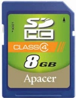 Zdjęcia - Karta pamięci Apacer SDHC Class 4 8 GB