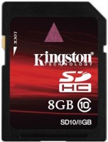 Zdjęcia - Karta pamięci Kingston SDHC Class 10 8 GB
