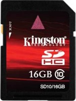 Zdjęcia - Karta pamięci Kingston SDHC Class 10 16 GB