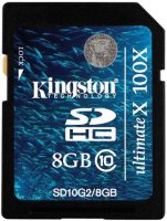 Zdjęcia - Karta pamięci Kingston SDHC 100x Class 10 8 GB