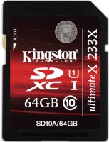 Фото - Карта пам'яті Kingston SDXC 233x  Class 10 64 ГБ