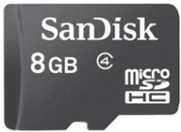 Фото - Карта пам'яті SanDisk microSDHC Class 4 8 ГБ