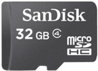 Карта пам'яті SanDisk microSDHC Class 4 32 ГБ