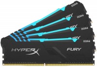 Фото - Оперативна пам'ять HyperX Fury DDR4 RGB 4x16Gb HX430C15FB3AK4/64