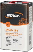 Фото - Моторне мастило Rovas 5W-40 A3/B4 4 л