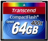 Zdjęcia - Karta pamięci Transcend CompactFlash 400x 64 GB