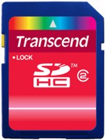 Фото - Карта пам'яті Transcend SDHC Class 2 8 ГБ